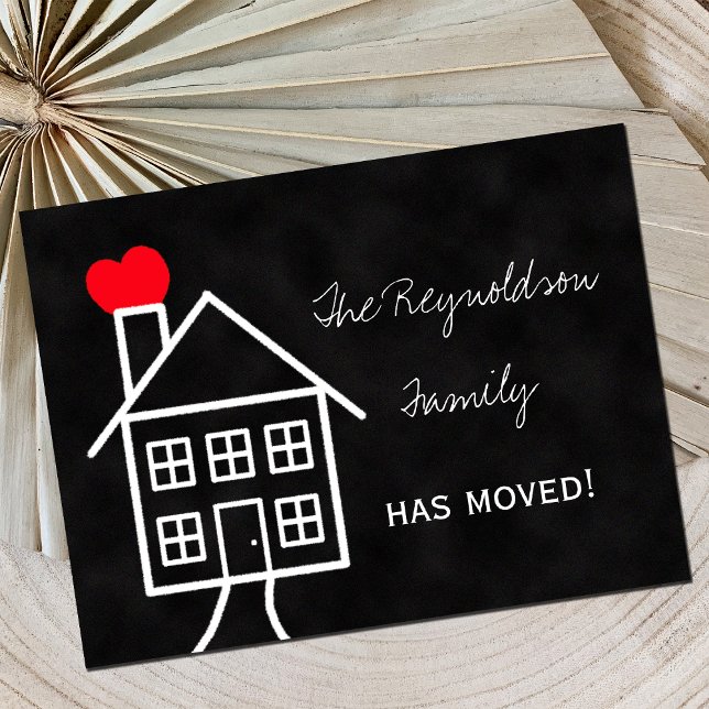 Anúncio de Mudança de Endereço Cartão Postal (Criador carregado)