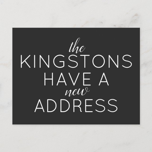 Anúncio de Mudança de Endereço de Tipografia Simpl (Frente)