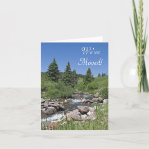 Anúncio de mudança de endereço do Mountain Stream