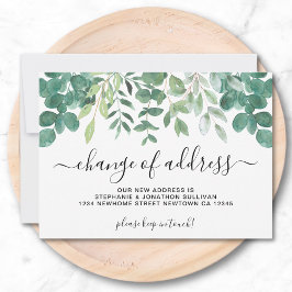 Anúncio de Mudança de Endereço em Greenery