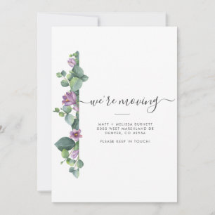 Anúncio de mudança de endereço Eucalyptus