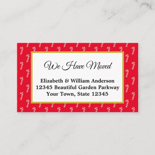 Anúncio de mudança de feriado de cor vermelha e br (Frente)