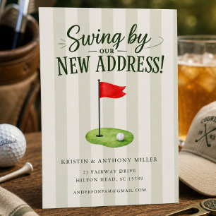 Anúncio de Mudança de Golf Passe por nosso novo