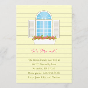 Anúncio de Mudança de Janela Bonita