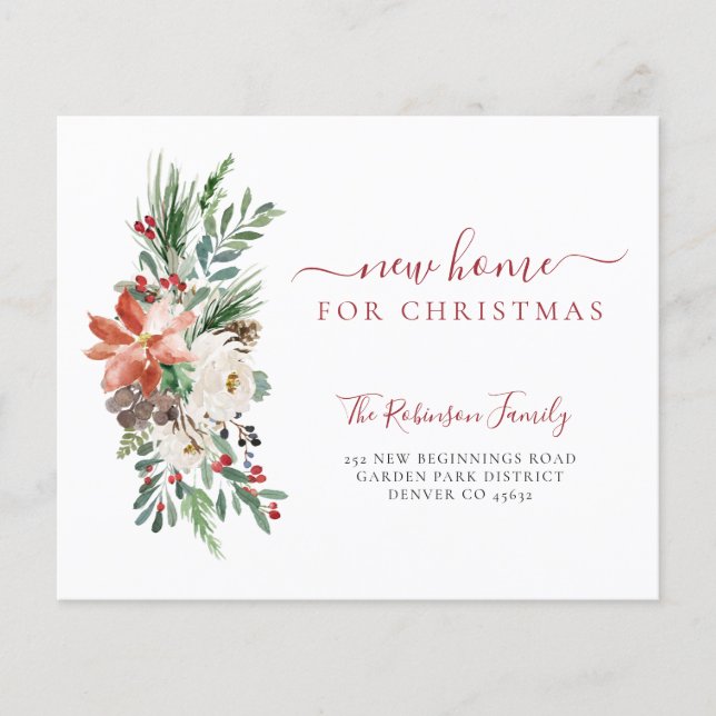 Anúncio de mudança de Natal (Frente)