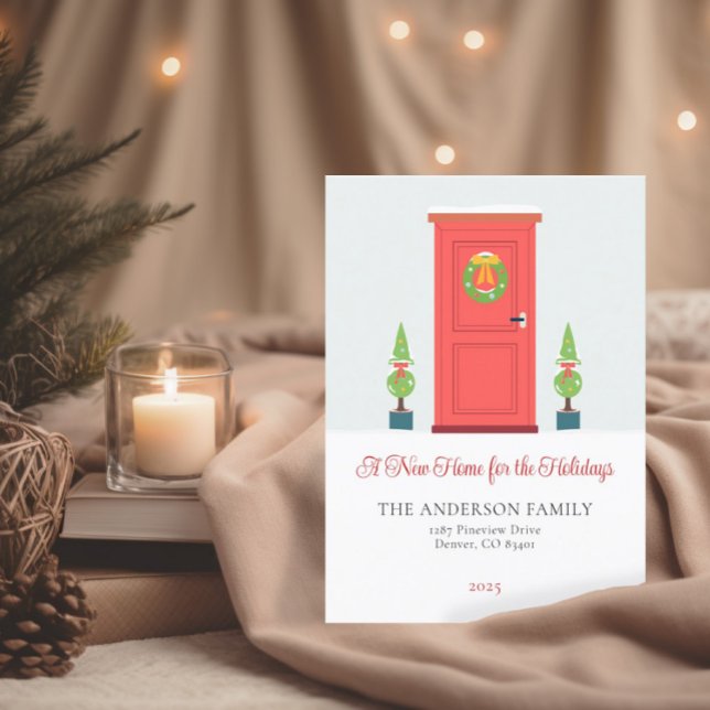 Anúncio de mudança de Natal Cartão-postal para nov (Criador carregado)