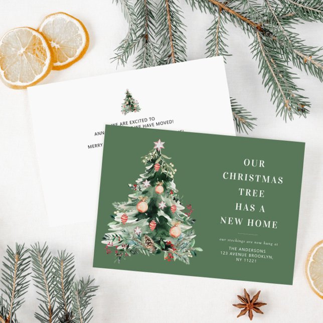 anúncio de mudança de natal da árvore de natal da  (Criador carregado)