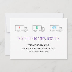 Anúncio de Mudança de Negócios para um Novo Local