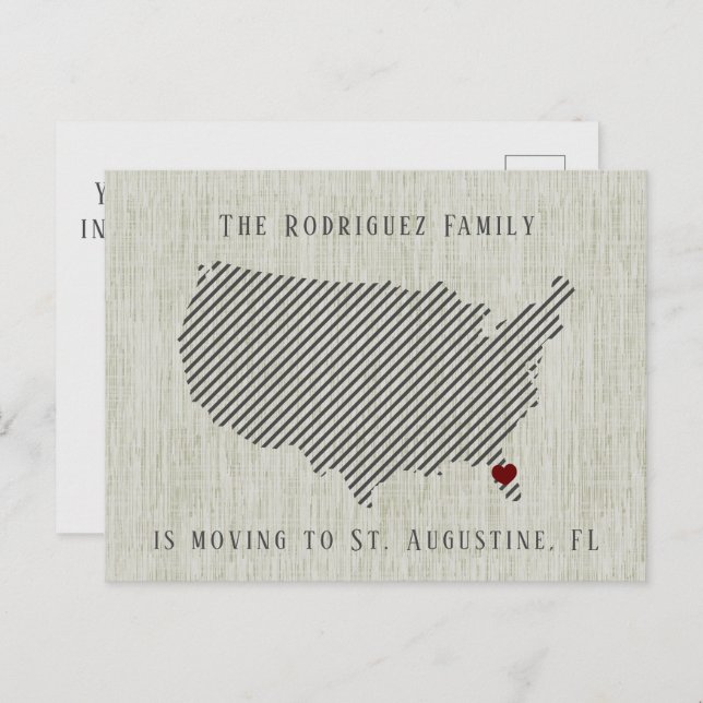 Anúncio de mudança de roupa verde e coração dos EU (Frente/Verso)