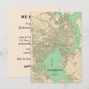 Anúncio de Mudança Mapa de Jacksonville FL