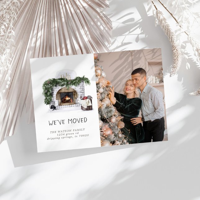 Anúncio de mudança para nova casa da família rústi (Criador carregado)