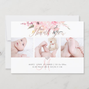 Anúncio de Nascimento + Agradecimento de Chuvada P