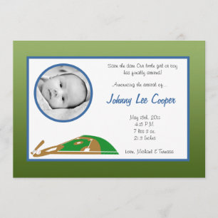 Anúncio de nascimento da Bola de Esportes de Base 