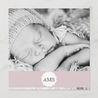 Anúncio de nascimento da foto