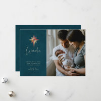 Anúncio de Nascimento da Foto de Natal Maravilha