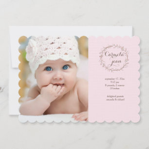 Anúncio de Nascimento da Foto de Pequenos Combustí