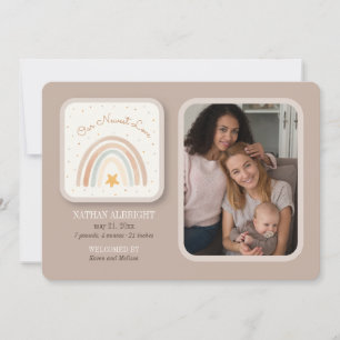 Anúncio de Nascimento da Foto do Arco-Íris