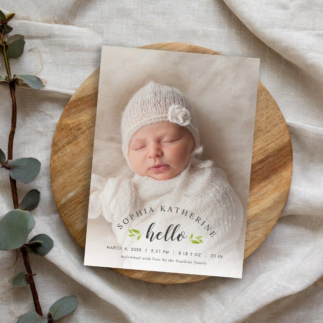 Anúncio de Nascimento da Sobreposição de Fotos de  (Criador carregado)