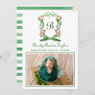 Anúncio de Nascimento de Animais Florestais