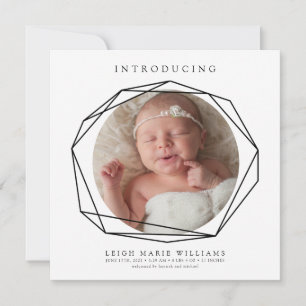 ANÚNCIO DE NASCIMENTO DE BABY Apresentando o bebê