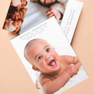 anúncio de nascimento de bebê editado online