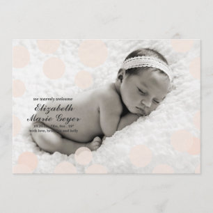 Anúncio de nascimento de bolinhas // Confetti