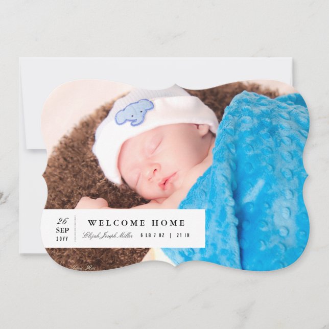 Anúncio de Nascimento de Charme de eterno (Frente)