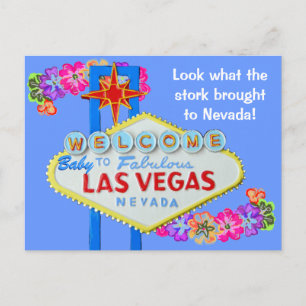 Anúncio de Nascimento de Menino Las Vegas