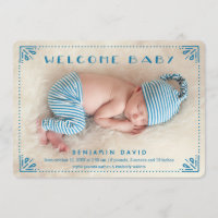 Anúncio de Nascimento de Quadro Doce