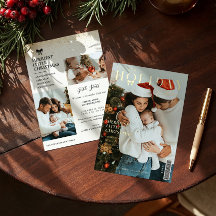 Anúncio de Nascimento do Bebê do New Holiday Editi