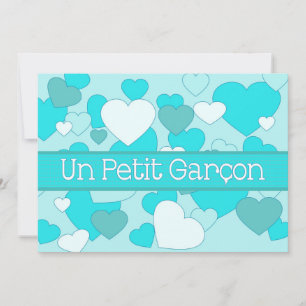 Anúncio de Nascimento do Bebê Francês