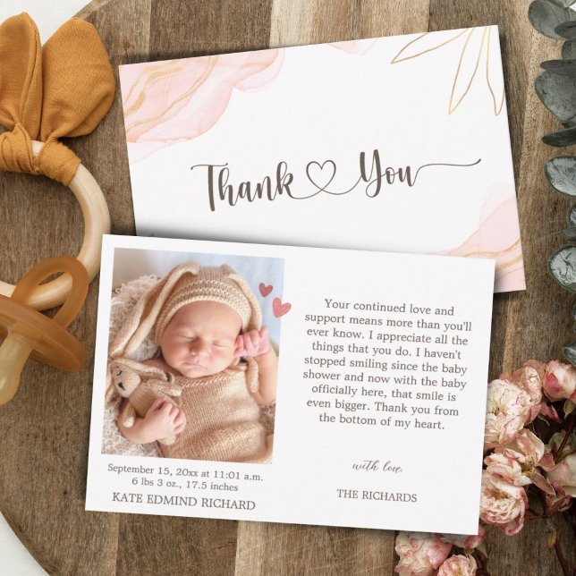 Anúncio de Nascimento do Chá de fraldas de Foto (Criador carregado)