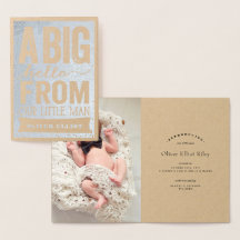 Anúncio de Nascimento do Garotinho do Big Hello Li