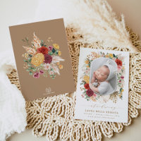 Anúncio de Nascimento do Jardim Floral da Boêmia V