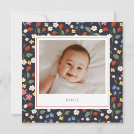 Anúncio de nascimento do marinho de Morangos