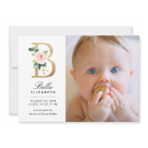 Anúncio de Nascimento do Monograma