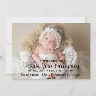 Anúncio de Nascimento do Nome das Estatísticas de