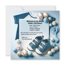 Anúncio de Nascimento do Pequeno Slugger