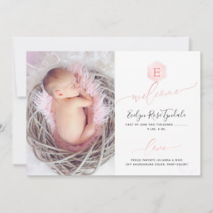 Anúncio de nascimento do PixDezines Honeycomb, Men