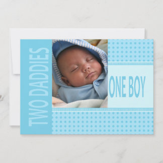 Anúncio de nascimento dos Pais de Gay do Baby Boy