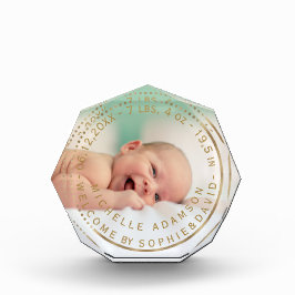 Anúncio de Nascimento Dourado Keepsasaara Foto de