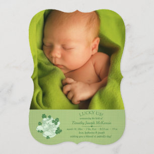 Anúncio de Nascimento Fotográfico das Boas Verdes