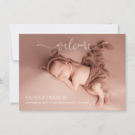 Anúncio de Nascimento Fotos Minimalistas PixDezine