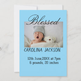 Anúncio de nascimento moderno da nova nascer