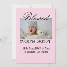 Anúncio de nascimento moderno da nova nascer