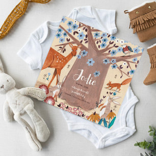 Anúncio de Nascimento Neutro de Animais da Florest