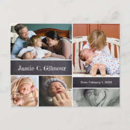 Anúncio de nascimento personalizado Fotos do segun