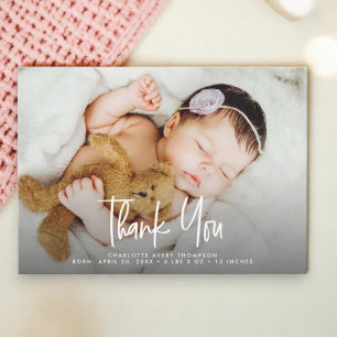Anúncio de nascimento personalizado para menina re