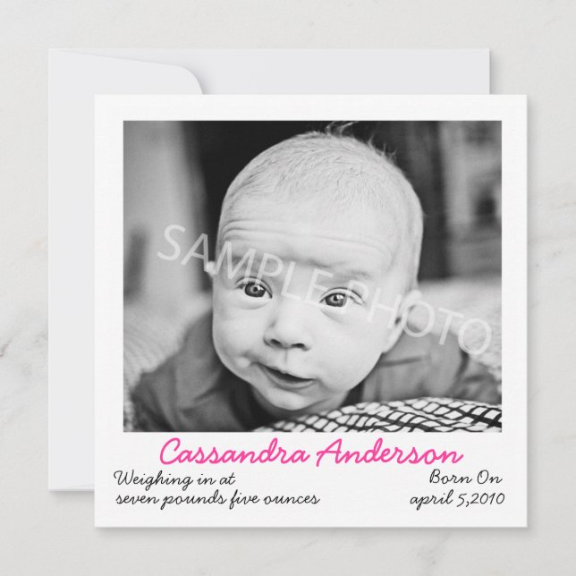 Anúncio de Nascimento Rosa (Frente)