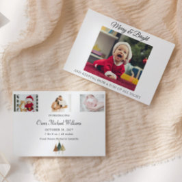 Anúncio de Natal de Novos Pais Engraçados